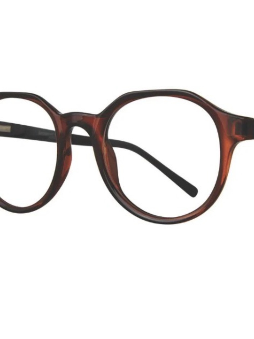 Unisex Affordable Design Waldo Brown Eyeglasses Frame